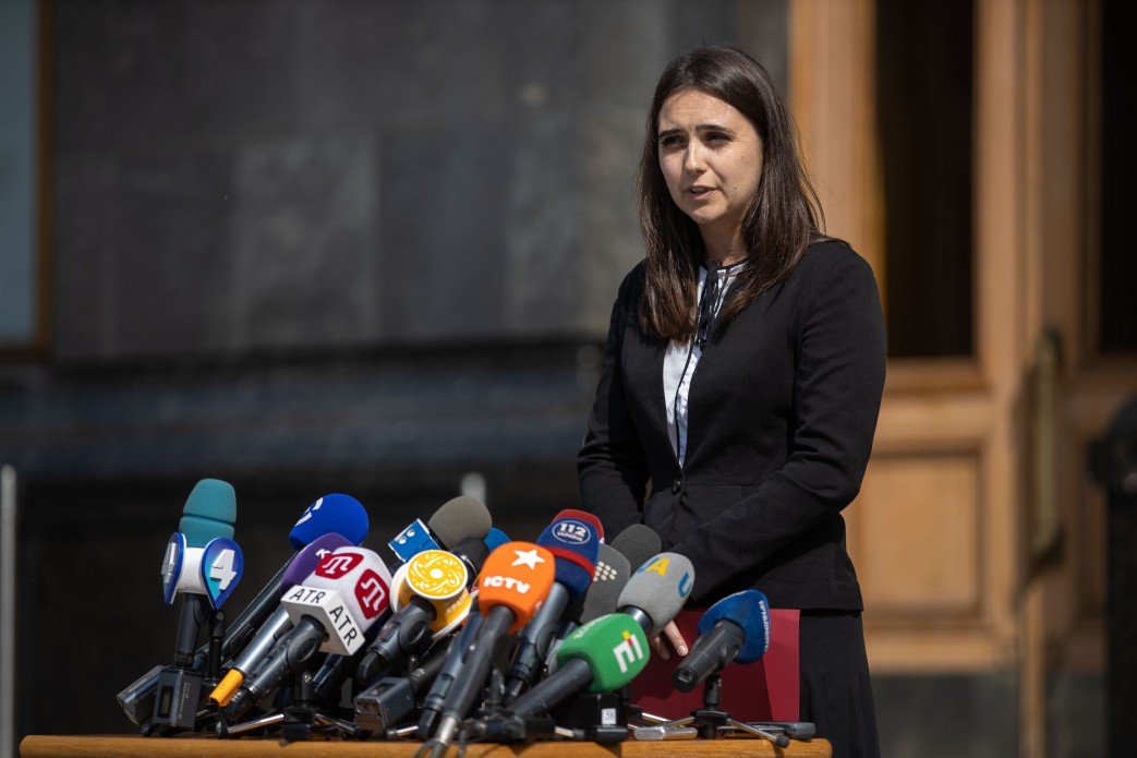 Юлия Мендель, пресс-секретарь президента Украины Владимира Зеленского\ фото - пресс-служба президента Украины