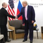 Путин и Трамп на встрече в Осаке