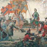Картина "Пётр Первый - триумф российского флота" Художник Нестеренско