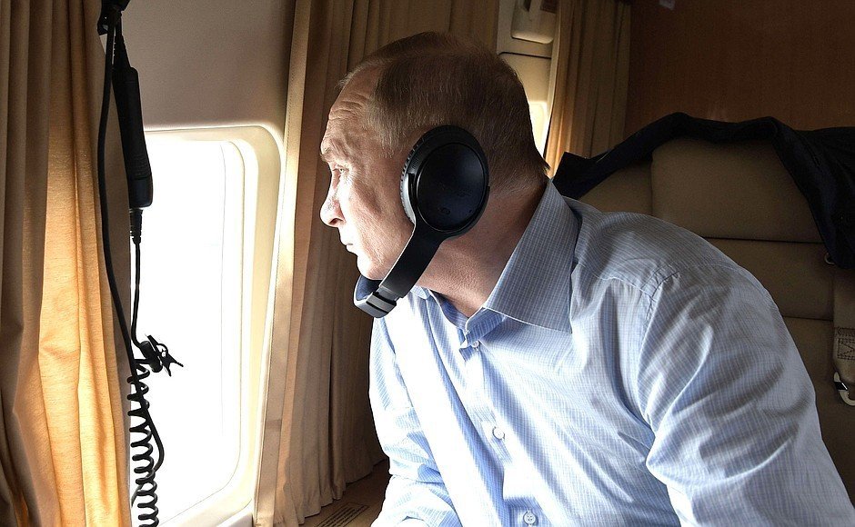 Путин посетил пострадавшую от наводнения Иркутскую область\ фото - пресс-служба Кремля