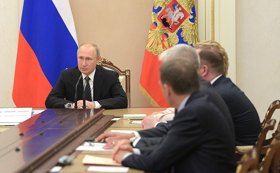 Путин обсудил с Совбезом свой разговор с Зеленским\ фото - пресс-служба Кремля