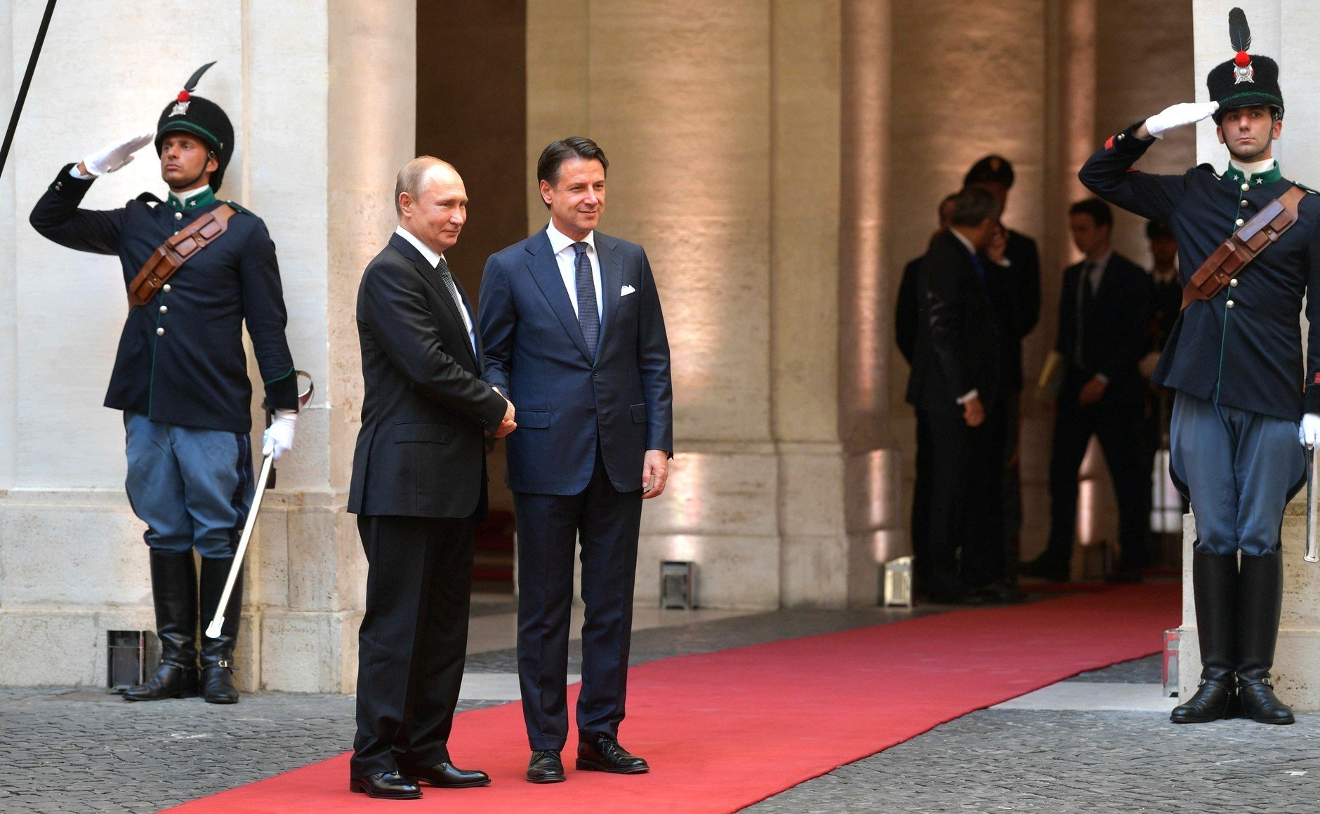 Владимир Путин встретился с Премьер-министром Италии Джузеппе Конте\ фото - пресс-служба Кремля