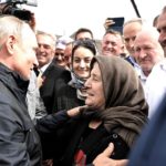 Владимир Путин на встрече с жителями Ботлиха, Дагестан\ фото - пресс-служба Кремля