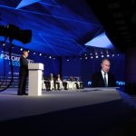 Путин на форуме "россия зовёт!"\ фото - пресс-служба Кремля
