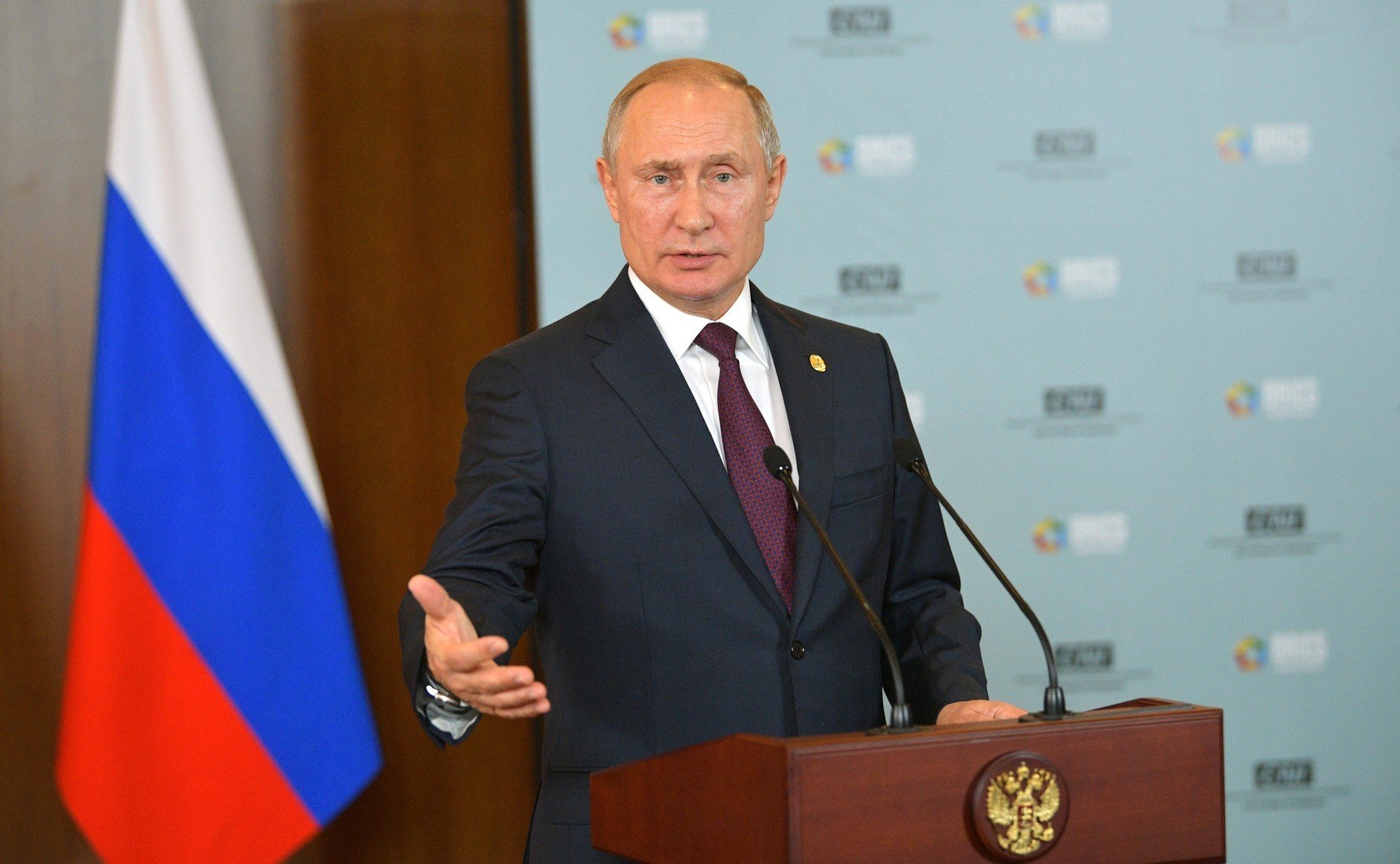 Владимир Путин на саммите БРИКС\ фото - пресс-служба Кремля
