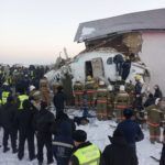 Появилось видео первых минут после крушения самолёта Bek Air в Казахстане