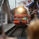Потрясающие кадры прибытия поезда №7 "Таврия" в Симферополь