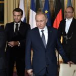 Путин и Зеленский на саммите нормандского формата в Париже