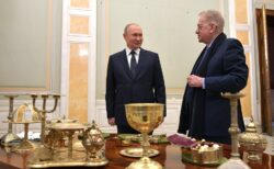 Путин посетил Эрмитаж