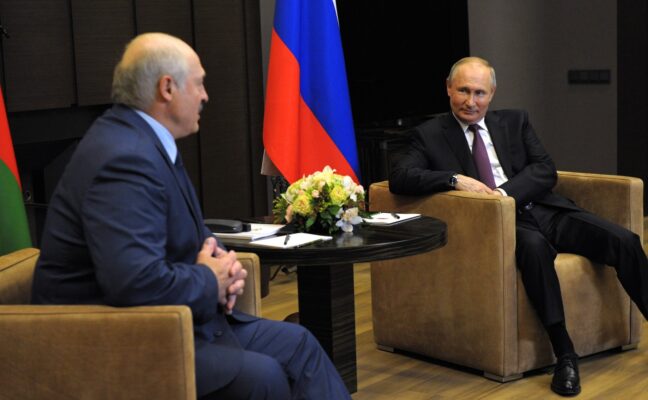 Путин и Лукашенко