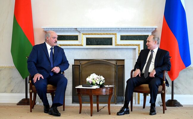 Путин и Лукашенко