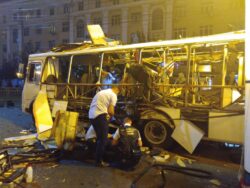 Взрыв автобуса в Воронеже