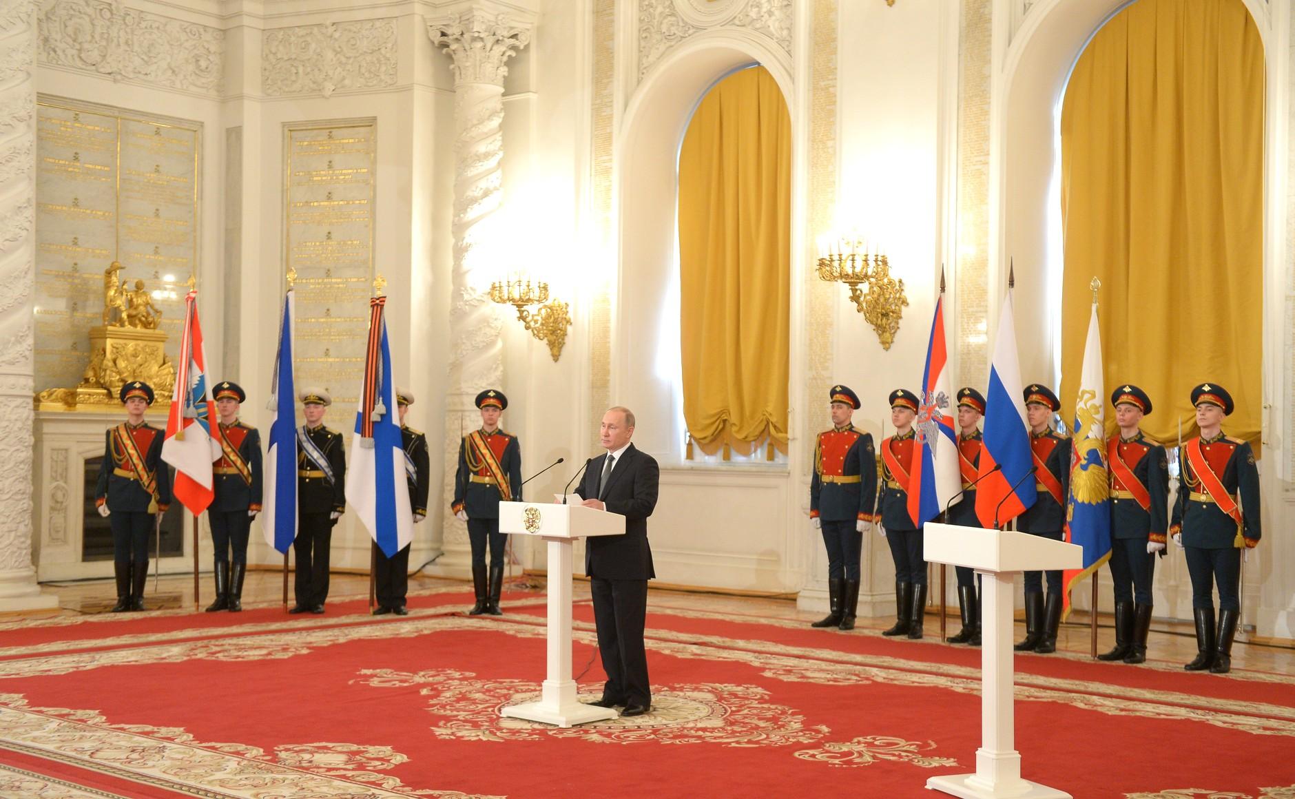 Георгиевский зал Кремля, пресс-служба Кремля