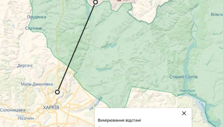 Карта наступления ВС РФ в Харьковской области, фото - укроСМИ