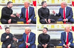 Скандальная встреча Зеленского с Трампом, фотоколлаж Times